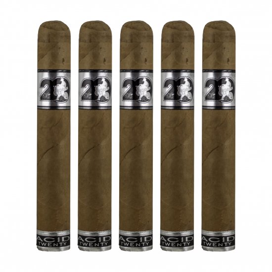 Acid 20th Connecticut Shade Toro Cigar - 5 Pack - Click Image to Close