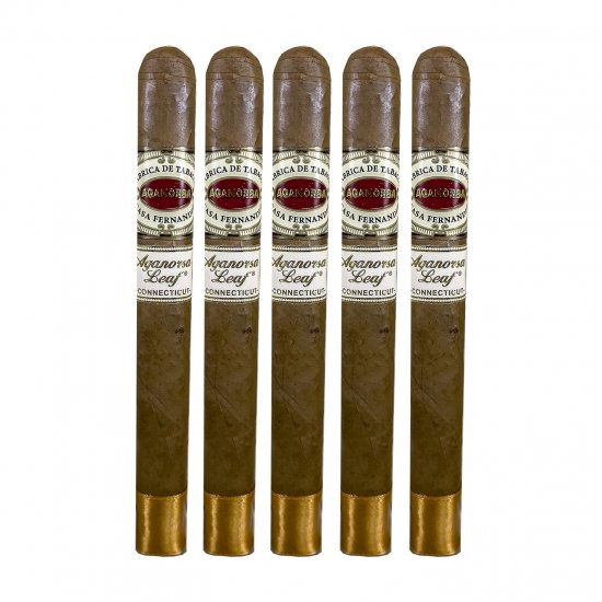 Aganorsa Leaf Connecticut Churchill Cigar - 5 Pack - Click Image to Close