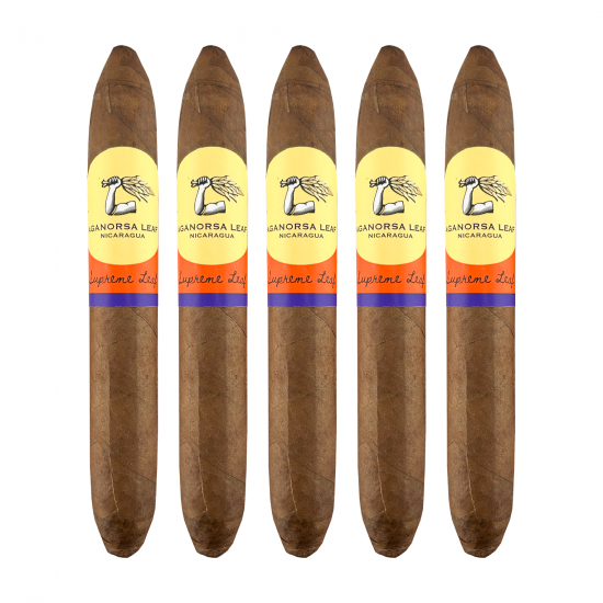 Aganorsa Supreme Leaf Perfecto Cigar - 5 Pack - Click Image to Close