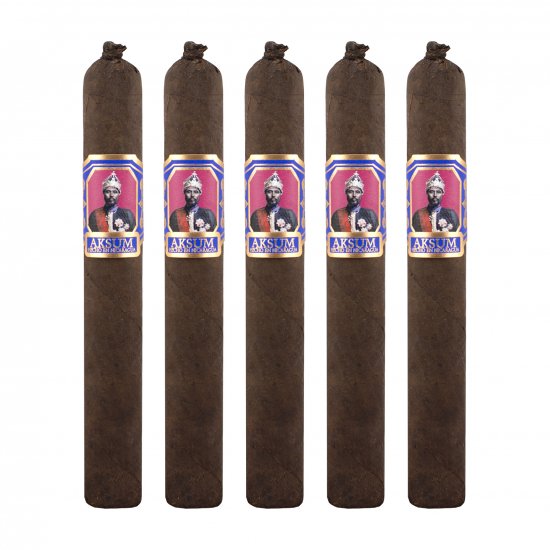 Foundation Aksum Maduro Corona Gorda Cigar - 5 Pack - Click Image to Close