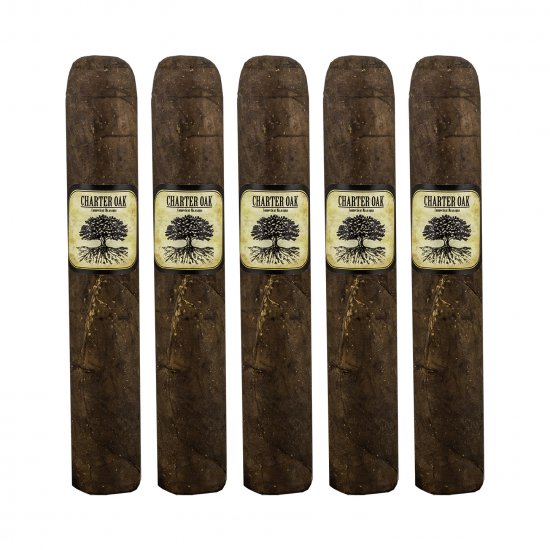 Charter Oak Broadleaf Rothschild Cigar - 5 Pack - Click Image to Close