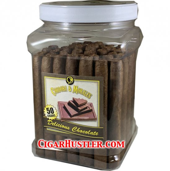 Cordoba & Morales Chocolate Cigar - Jar of 50 - Click Image to Close