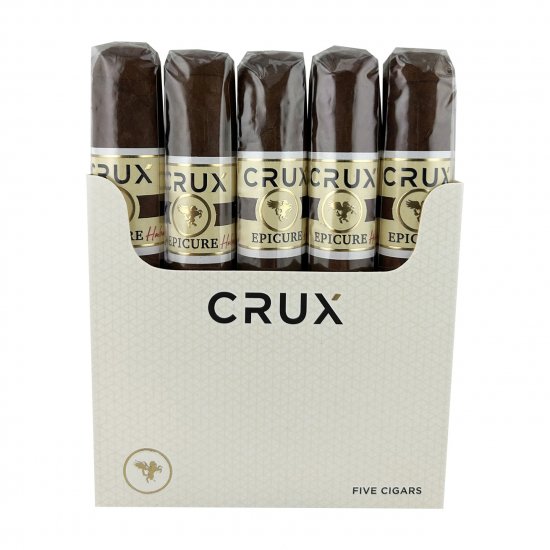 Crux Epicure Habano Robusto Cigar - 5 Pack - Click Image to Close