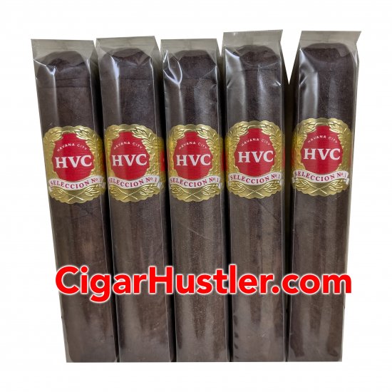 HVC Seleccion #1 Short Robusto Cigar - 5 Pack - Click Image to Close