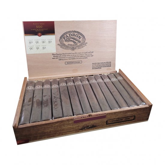 Padron 3000 Maduro Robusto Cigar - Box - Click Image to Close
