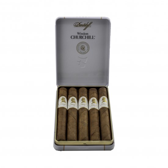 Davidoff Winston Churchill Cigar - Tin of 5 - Click Image to Close