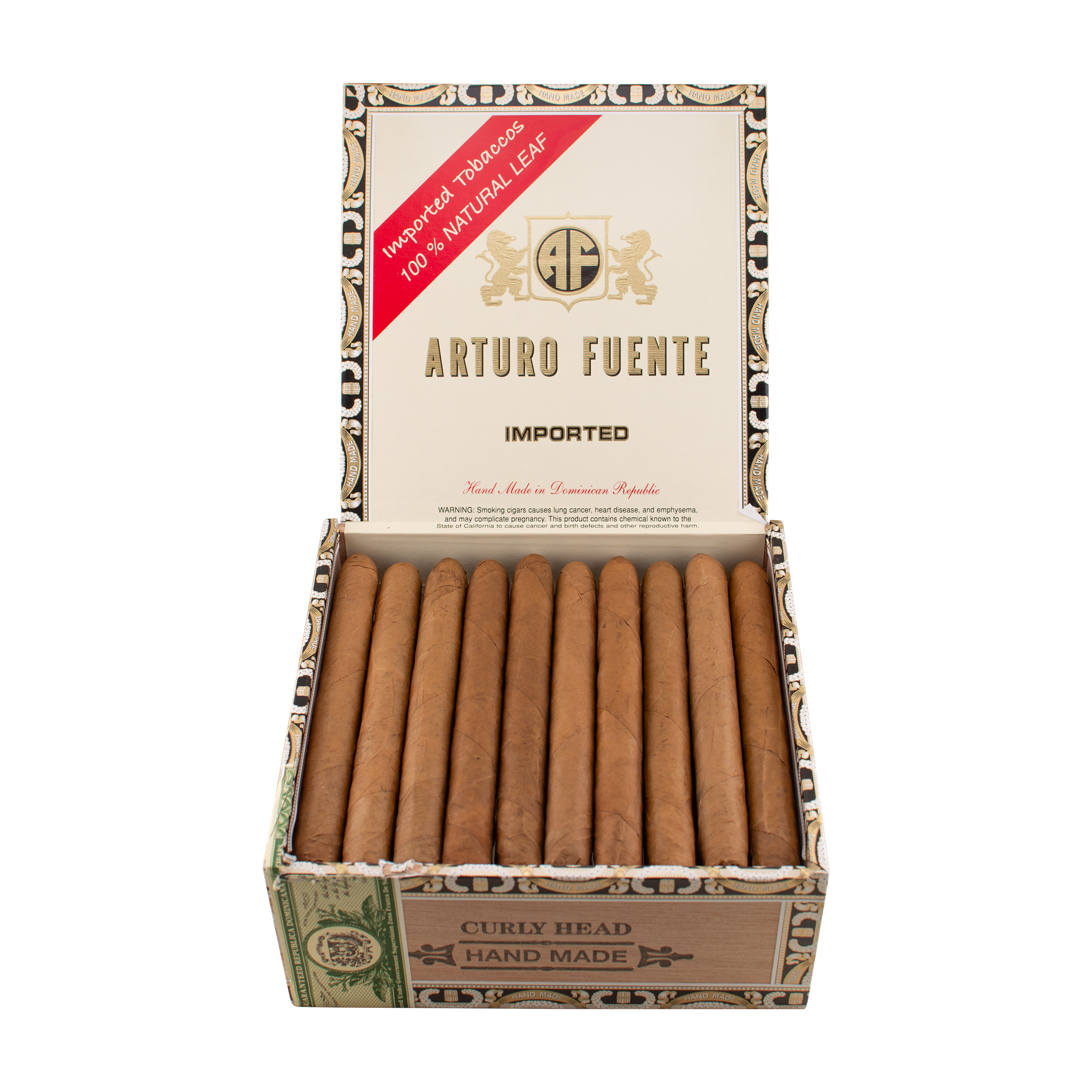 Arturo Fuente Curly Head Cigar - Box