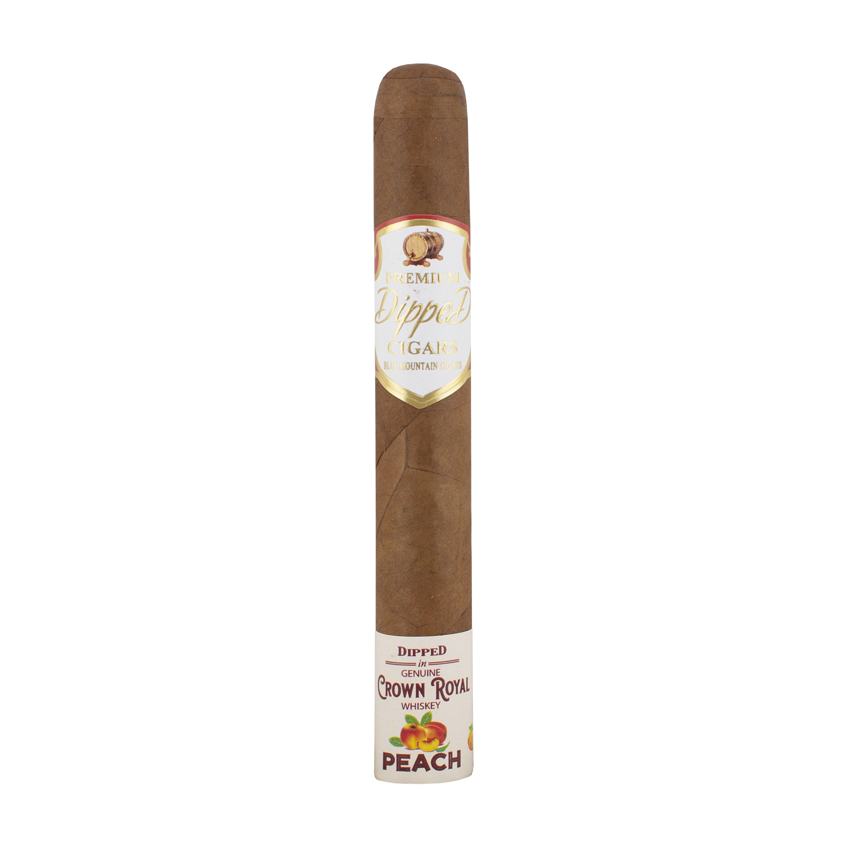 Blue Mountain Genuine CR Whiskey Peach Toro Cigar - Single
