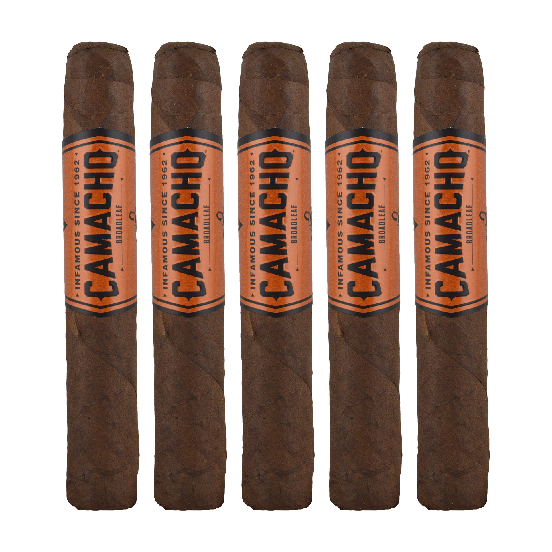 Camacho Broadleaf Robusto Cigar - 5 Pack
