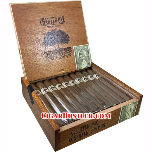 Charter Oak Habano Toro Cigar - Box - Click Image to Close