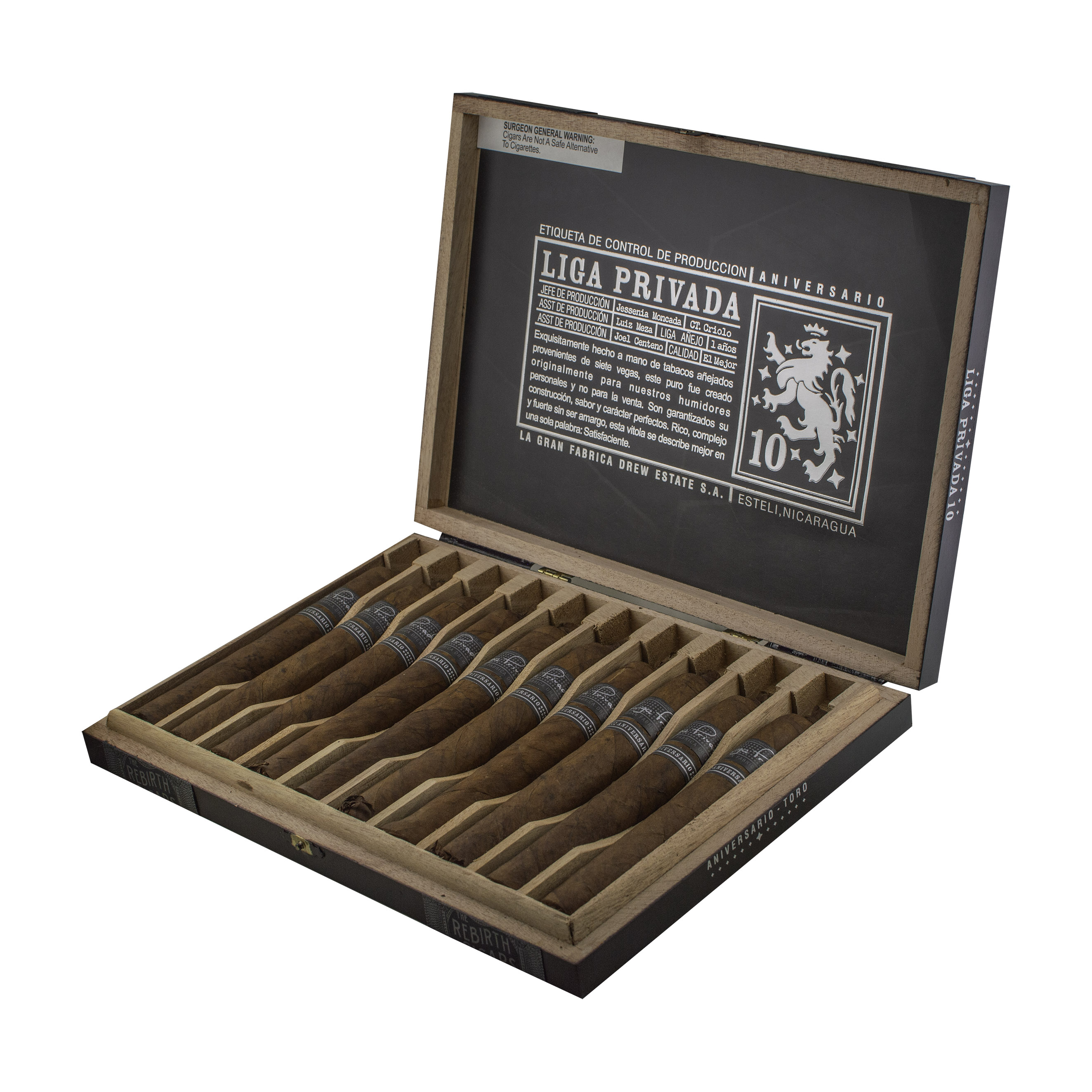Liga Privada Aniversario 10 Toro Cigar - Box