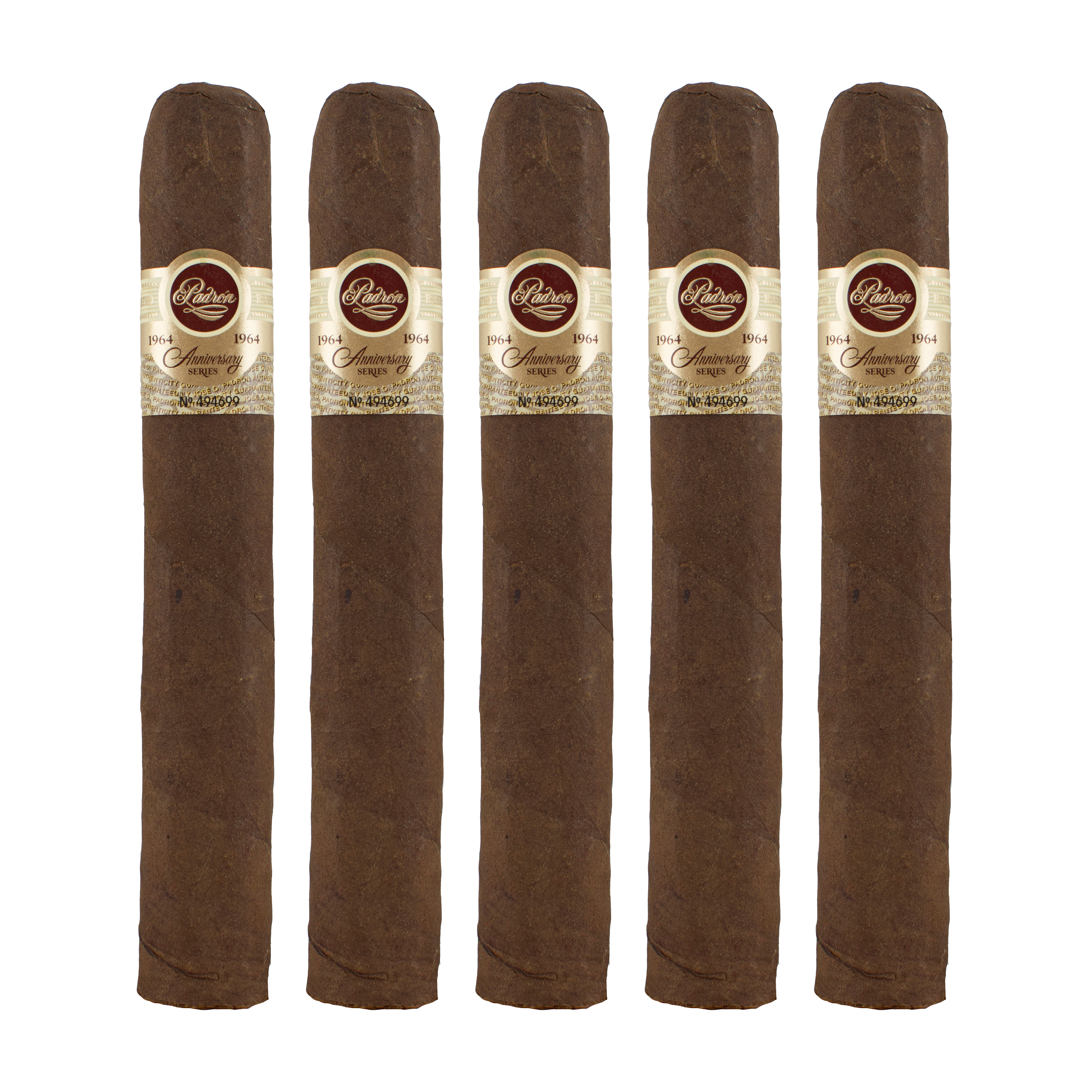 Padron 1964 Anniversary No. 4 Maduro Gordo Cigar - 5 Pack