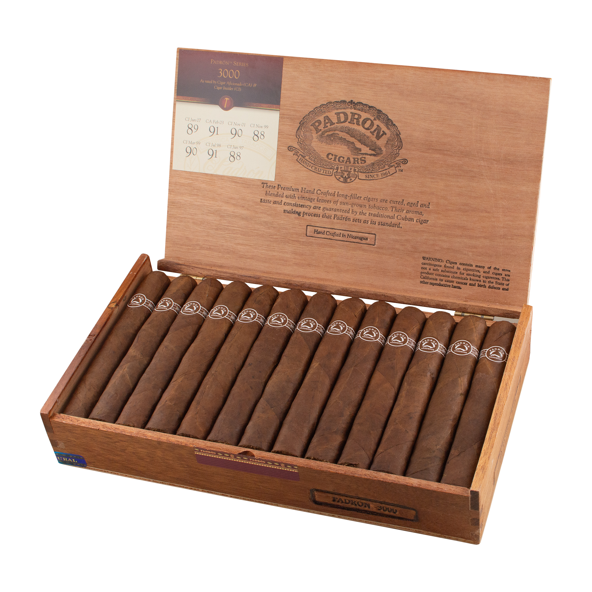 Padron 3000 Natural Robusto Cigar - Box