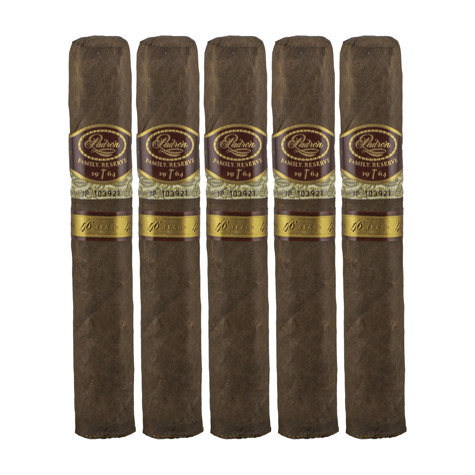 Padron Family Reserve No. 46 Maduro Toro Cigar - 5 Pack