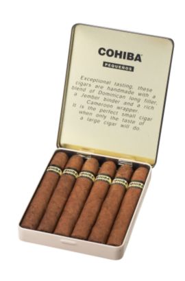 Cohiba Red Dot Pequenos Cigar - Tin of 6 - Click Image to Close