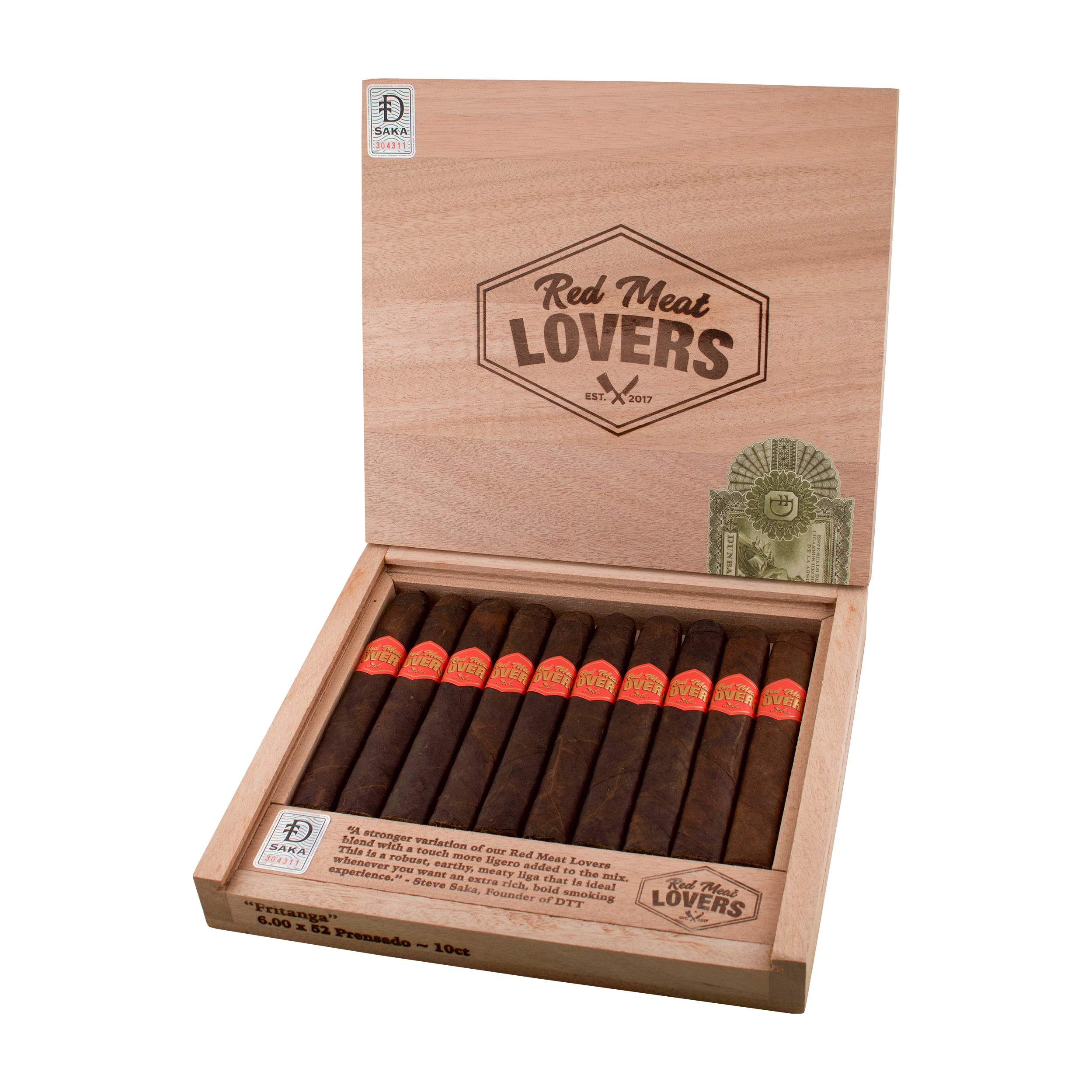 Red Meat Lovers Fritanga Cigar - Box