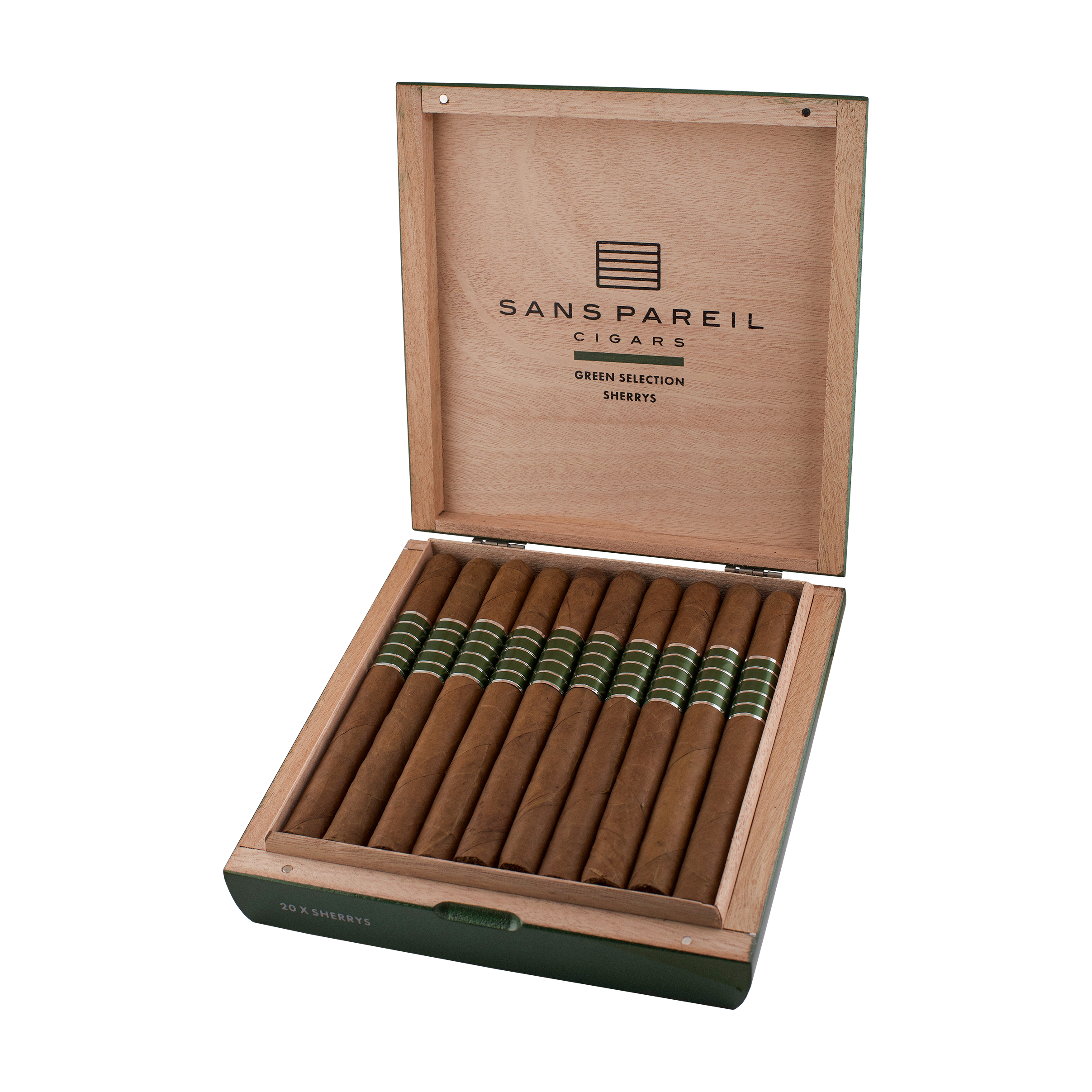 Sans Pareil Green Sherrys Cigar - Box Sans Pareil Green Sherrys Cigar - Box