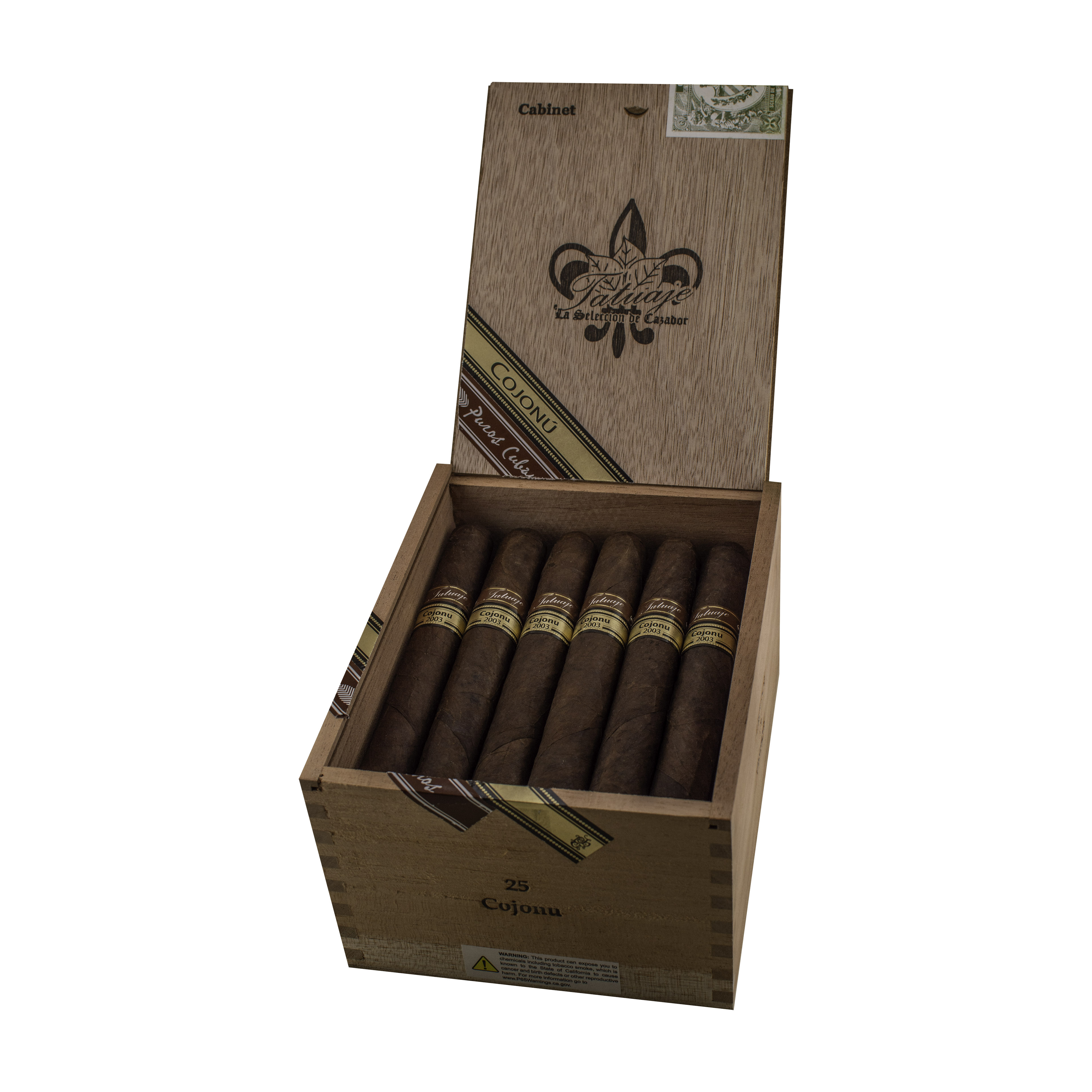 Tatuaje Cojonu 2003 6 1/2 x 52 Cigar - Box