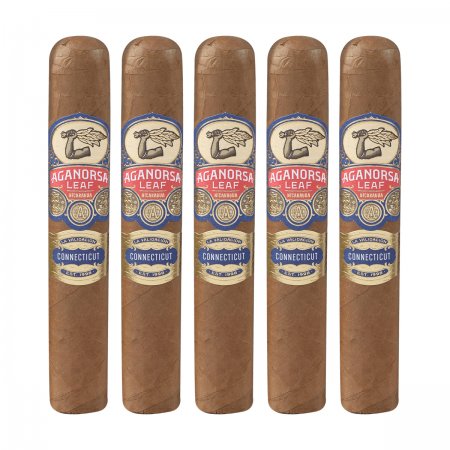 Aganorsa Leaf La Validacion Connecticut Gran Robusto BP Cigar - 5 Pack