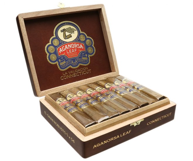 Aganorsa Leaf La Validacion Connecticut Gran Robusto BP Cigar - Box