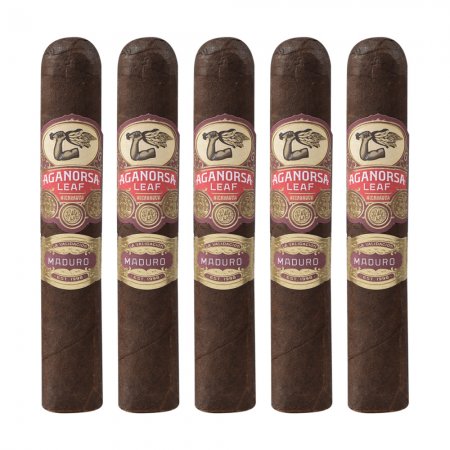 Aganorsa Leaf La Validacion Maduro Gran Robusto Cigar - 5 pack