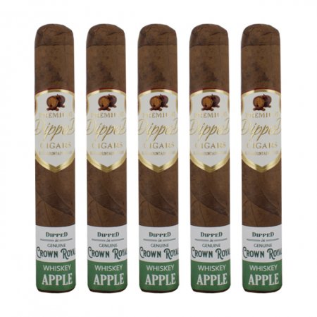 Blue Mountain Genuine CR Whiskey Apple Robusto Cigar - 5 Pack