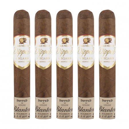 Blue Mountain Genuine Blanton's Bourbon Robusto Cigar - 5 Pack