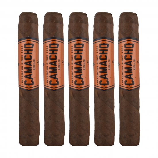 Camacho Broadleaf Robusto Cigar - 5 Pack