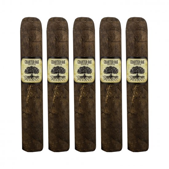 Charter Oak Broadleaf Rothschild Cigar - 5 Pack