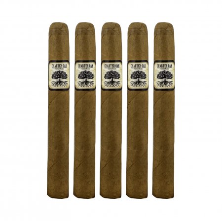 Charter Oak Connecticut Petite Corona Cigar - 5 Pack