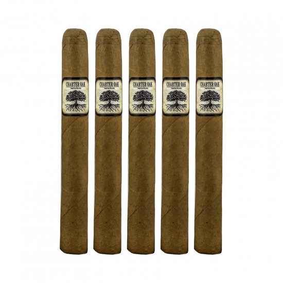 Charter Oak Connecticut Petite Corona Cigar - 5 Pack