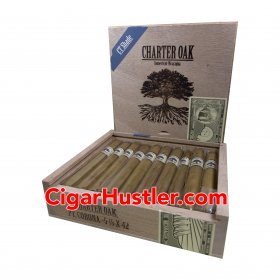 Charter Oak Connecticut Petite Corona Cigar - Box