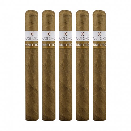 Fosforo Connecticut Corona Gorda Cigar - 5 Pack