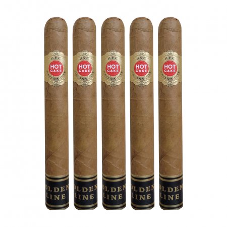 HVC Hot Cake Golden Line Corona Gorda CT Cigar - 5 pack