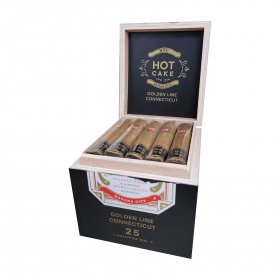 HVC Hot Cake Golden Line Laguitos #4 CT Cigar - Box