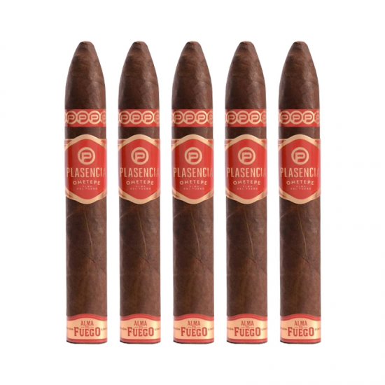 Plasencia Alma del Fuego Ometepe Cigar - 5 Pack