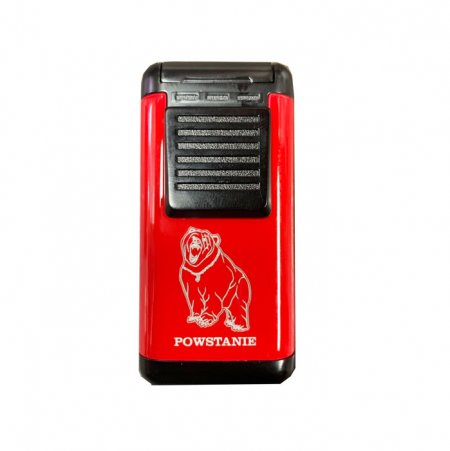 Powstanie Wojtek "WAR BEAR" Triple Torch Lighter - Red