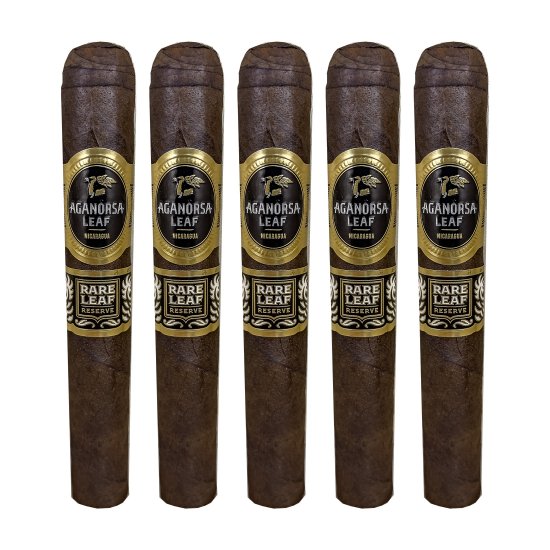 Aganorsa Rare Leaf Reserve Maduro Toro Cigar - 5 Pack
