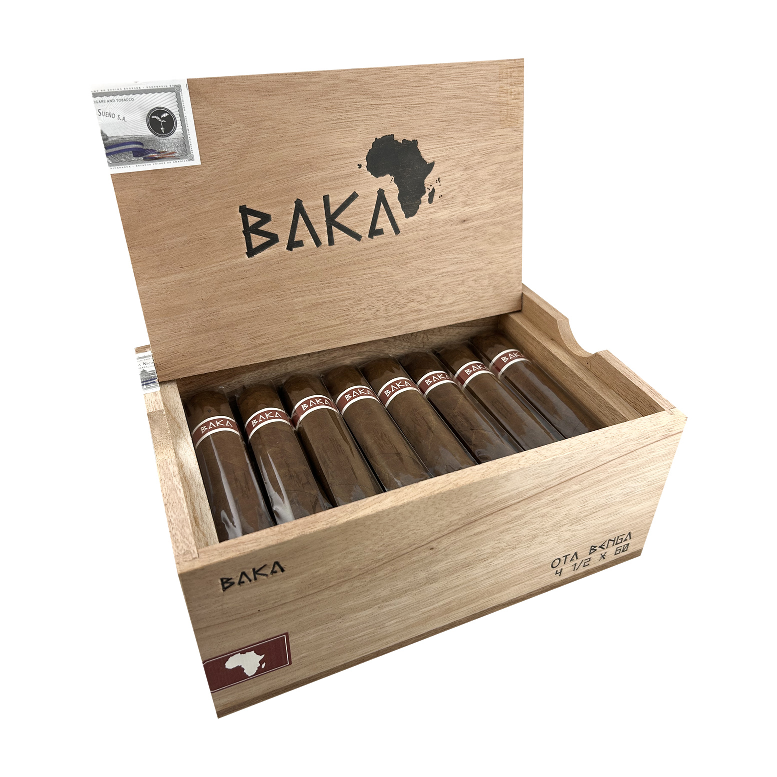 Baka Ota Benga Robusto Gordo Cigar - Box