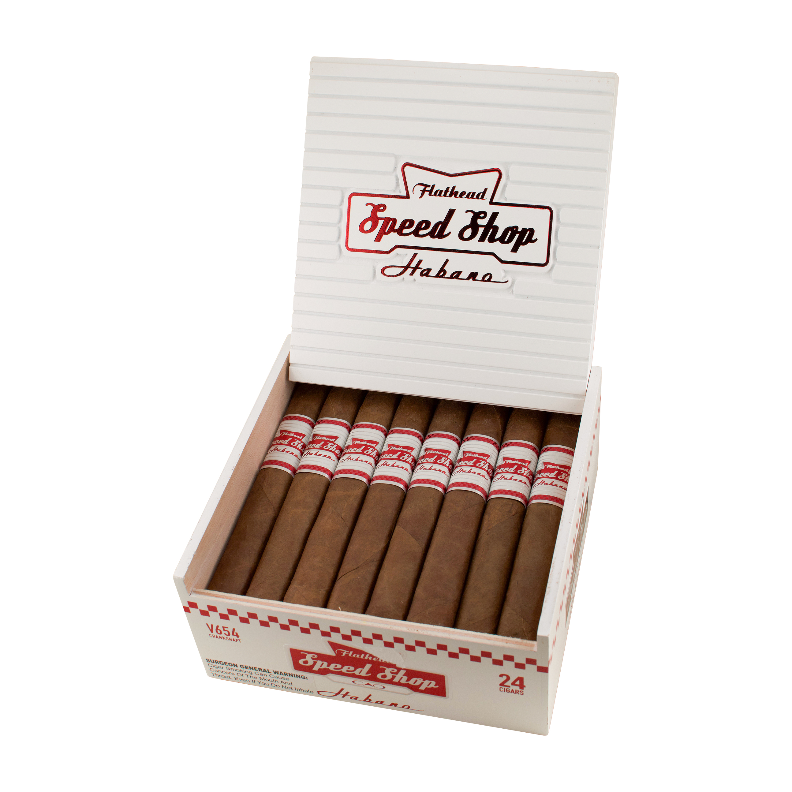 CAO Flathead Speed Shop Habano 654 Crankshaft Cigar - Box
