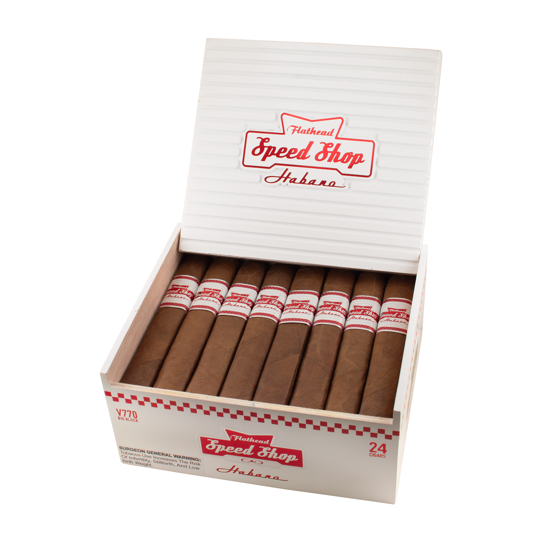 CAO Flathead Speed Shop Habano 770 Big Block Cigar - Box