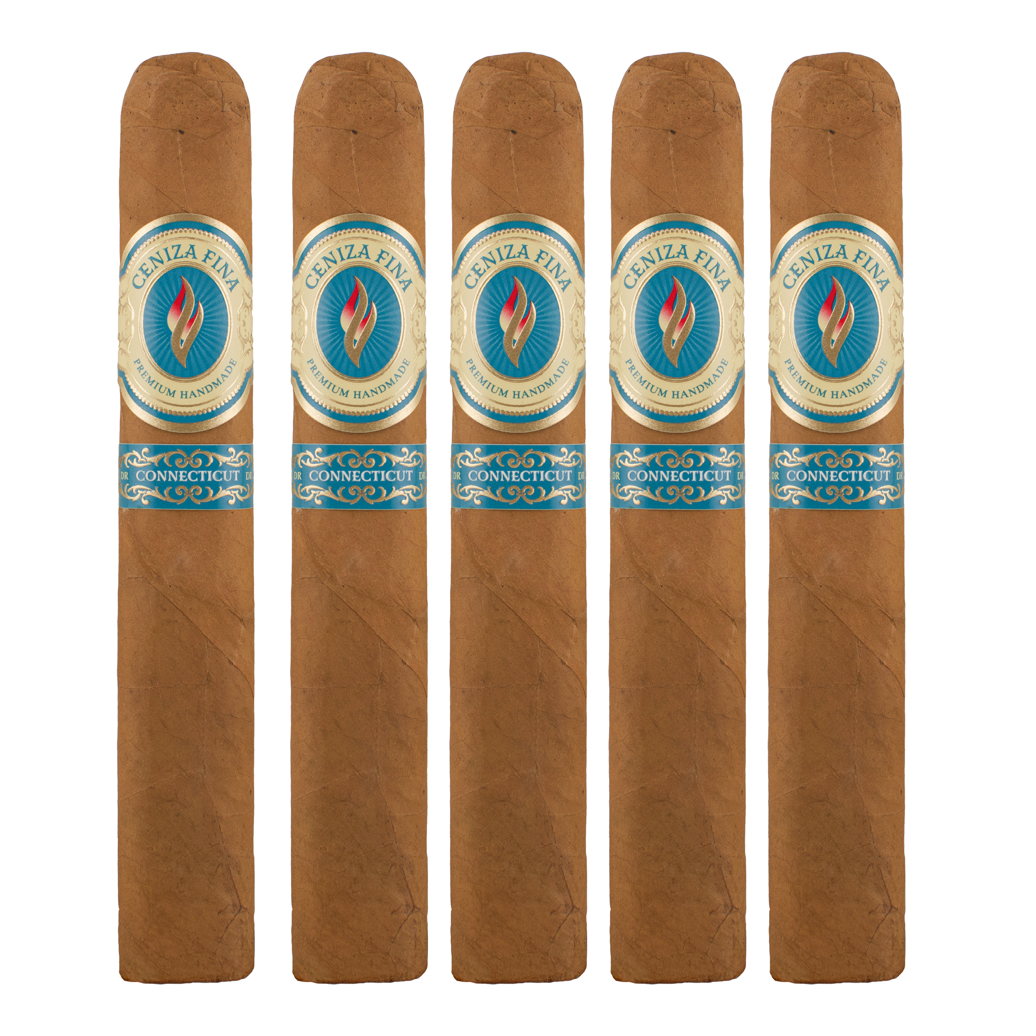 Ceniza Fina Connecticut Toro Cigar - 5 Pack