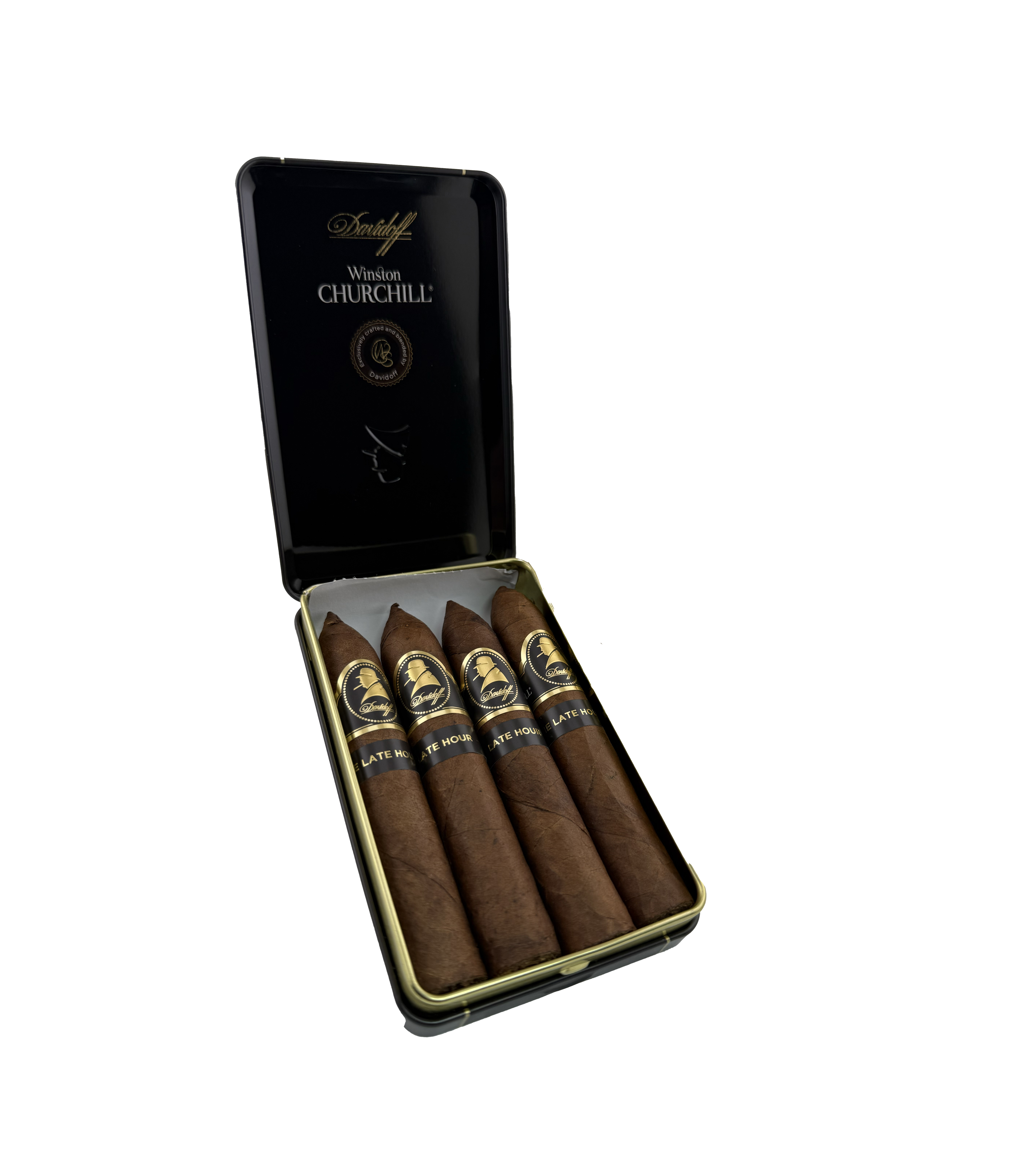 Davidoff Winston Churchill The Late Hour Belicoso - Tin of 4