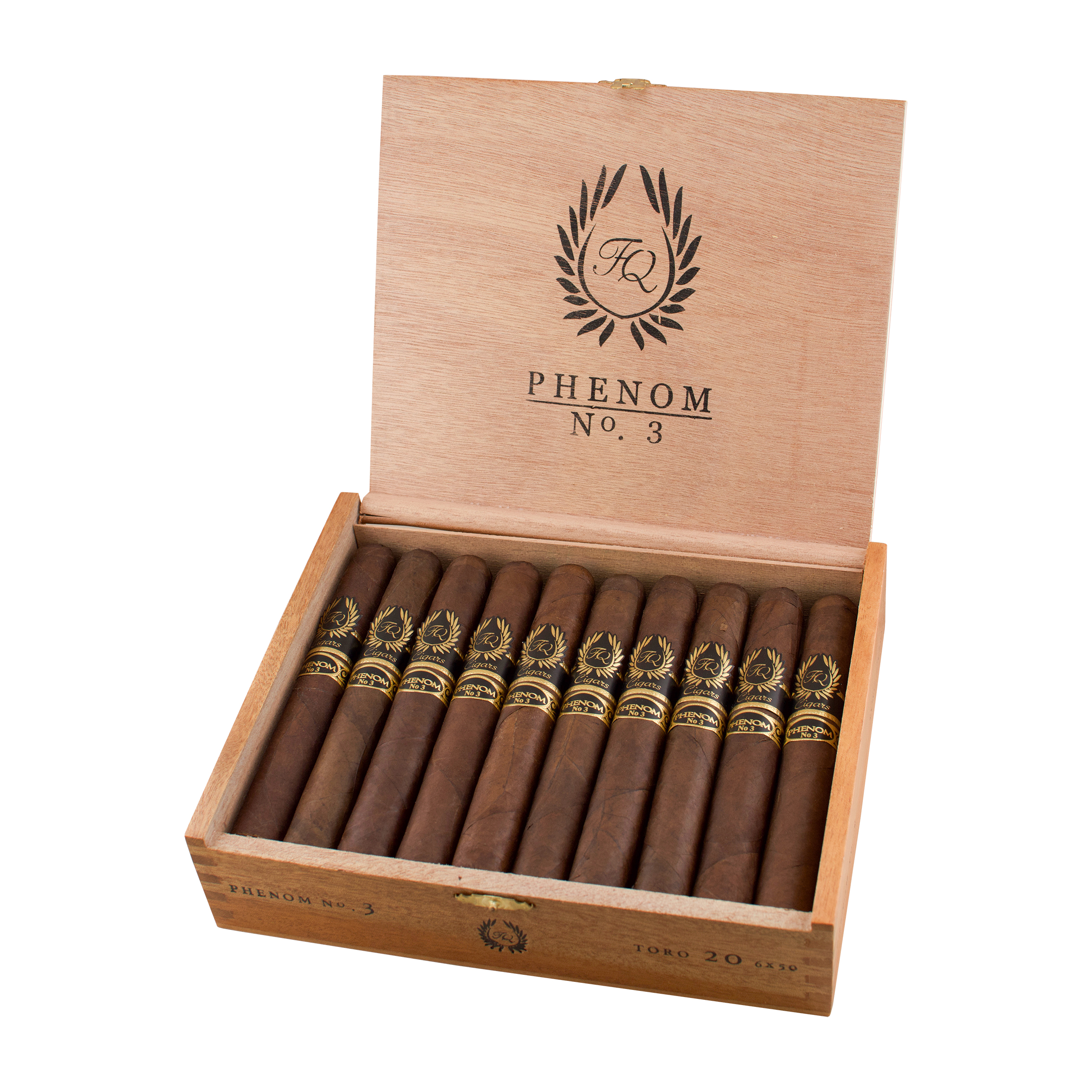 FQ Phenom No. 3 Toro Cigar - Box