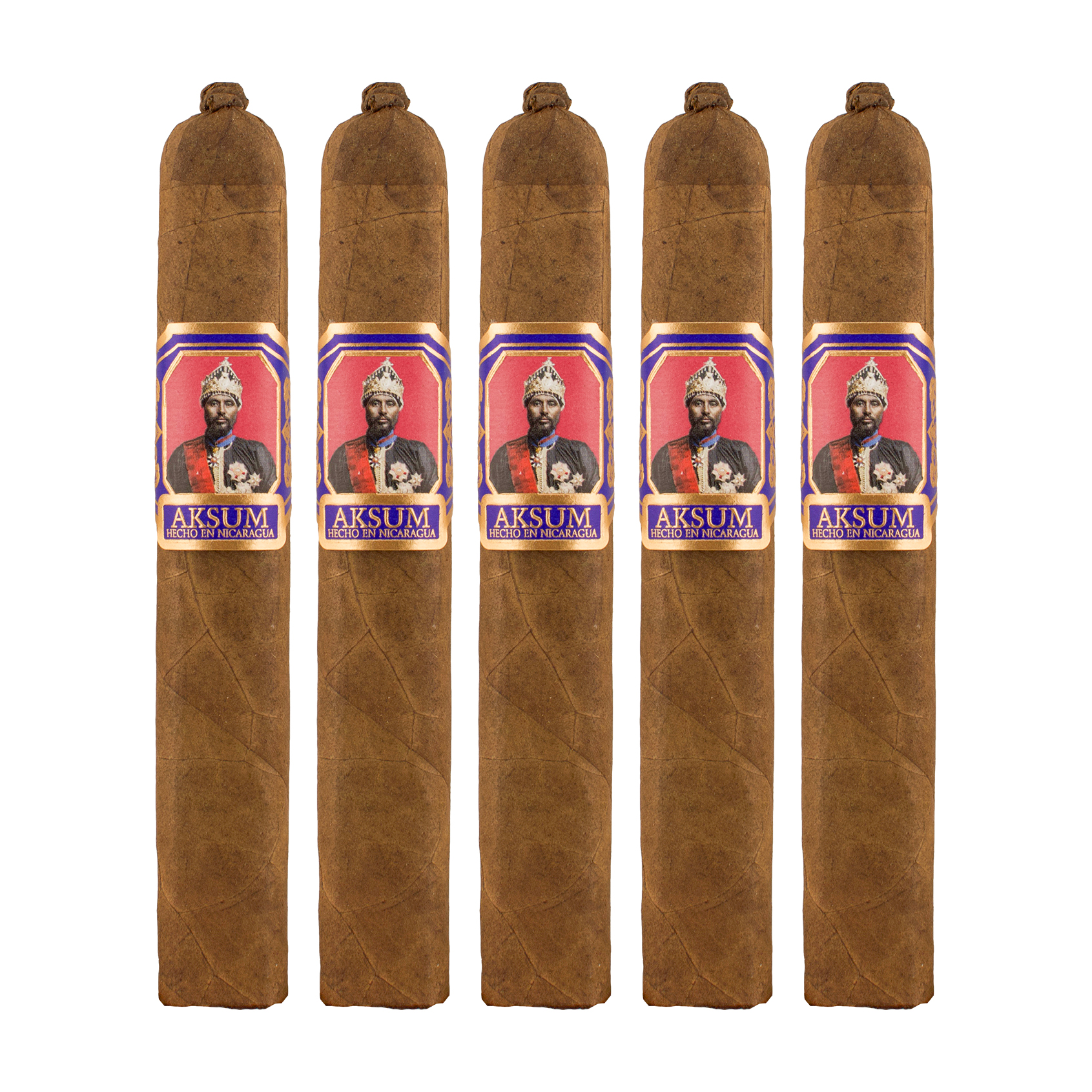 Foundation Aksum Claro Robusto Cigar - 5 Pack