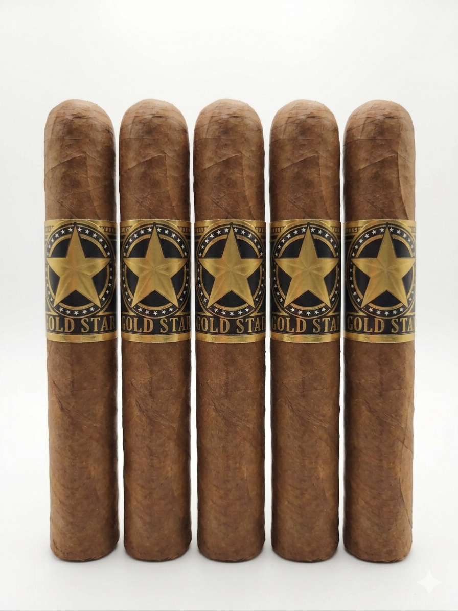 Gold Star Robusto Cigar - 5 Pack