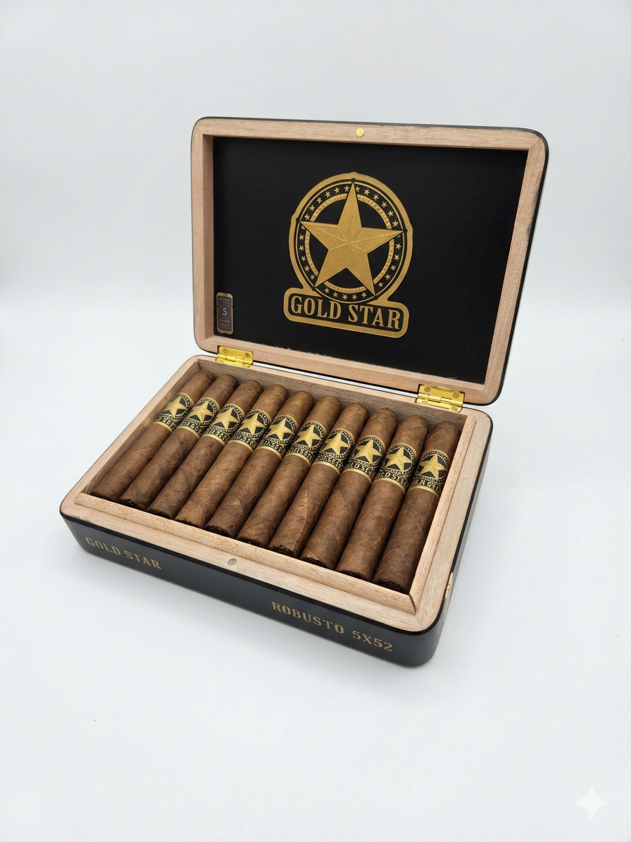 Gold Star Robusto Cigar - Box