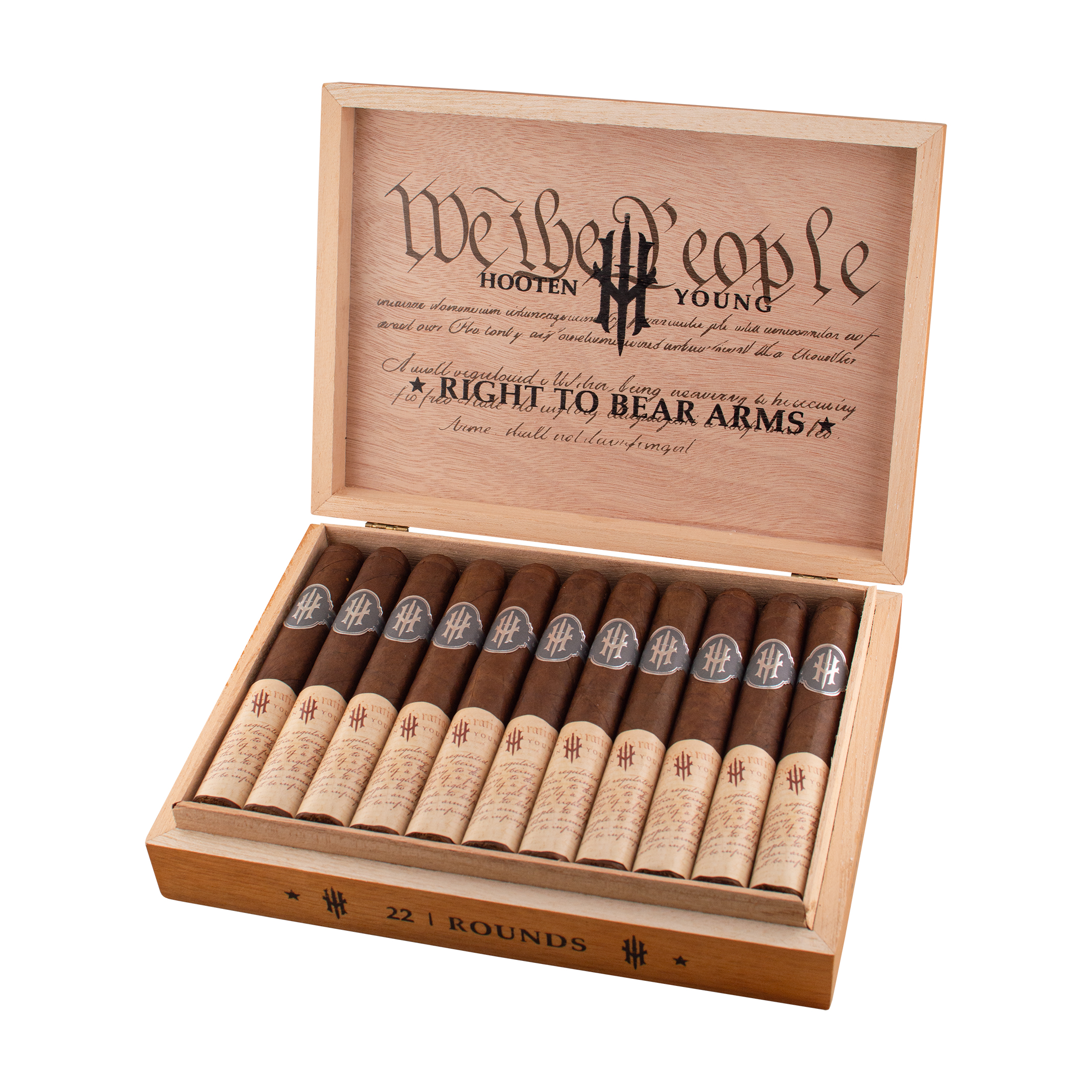 Hooten Young Right To Bear Arms Cigar - Box