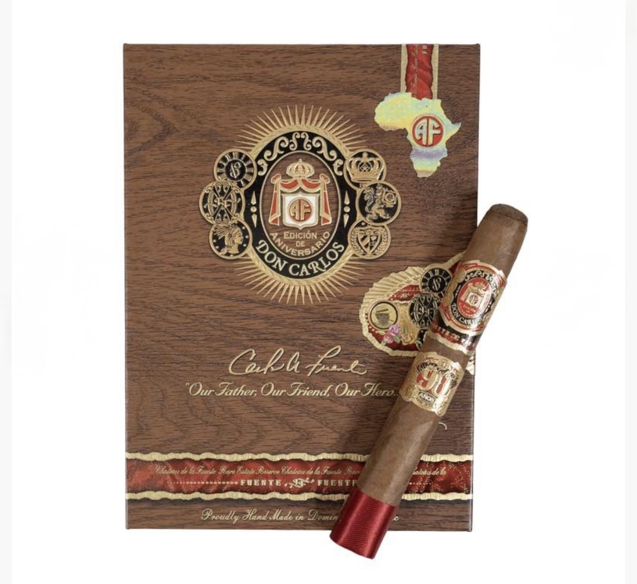 Don Carlos 90th Dos Capas - Box Of 5 Don Carlos 90th Dos Capas - Box Of 5