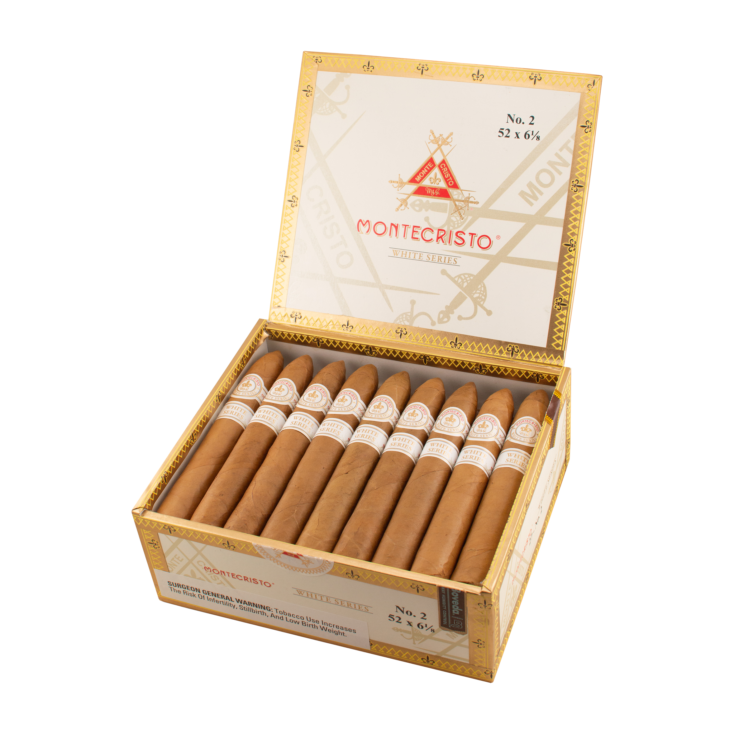 Montecristo White Series No.2 Belicoso Cigar - Box Montecristo White Series No.2 Belicoso Cigar - Box